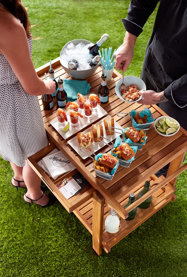 high-end wedding catering