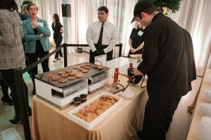 Smoked Salmon Latke Station