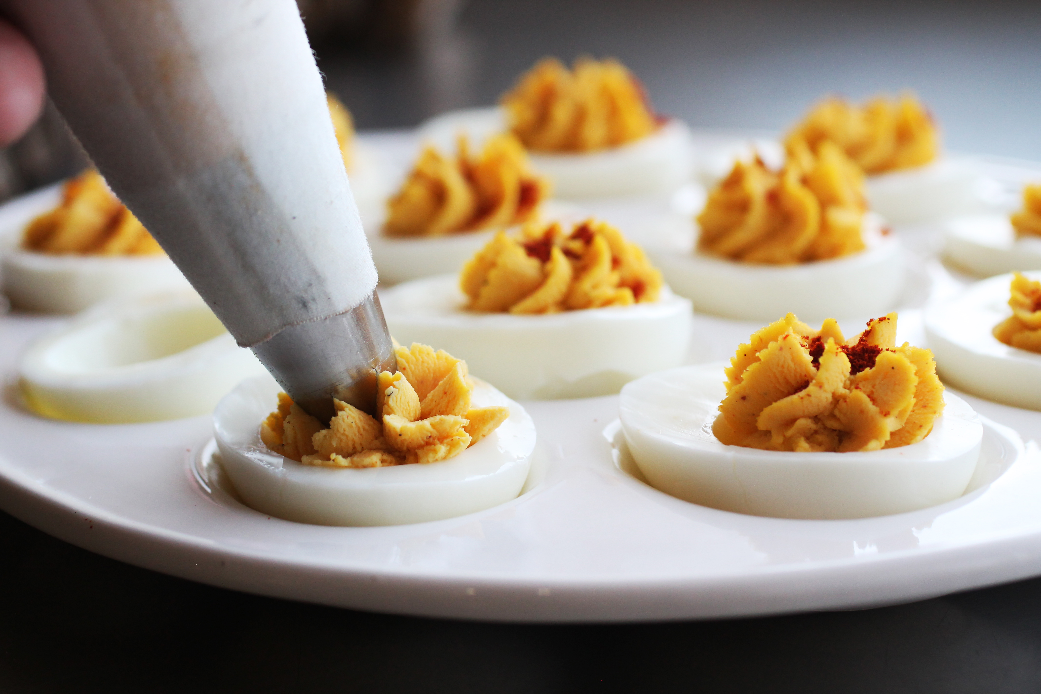 Thanksgiving Deviled Eggs