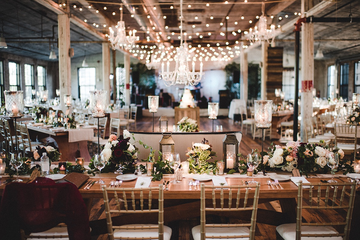 Gillian and Ryan wedding venue decor