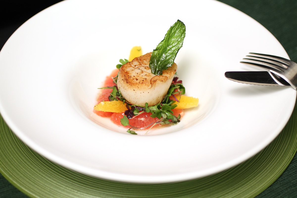 Grilled scallop