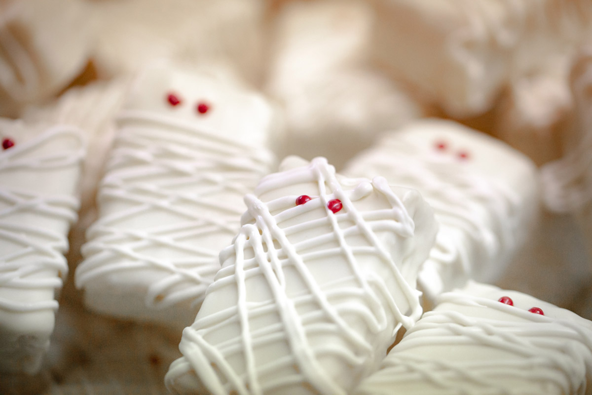 Mummy Halloween Cookies