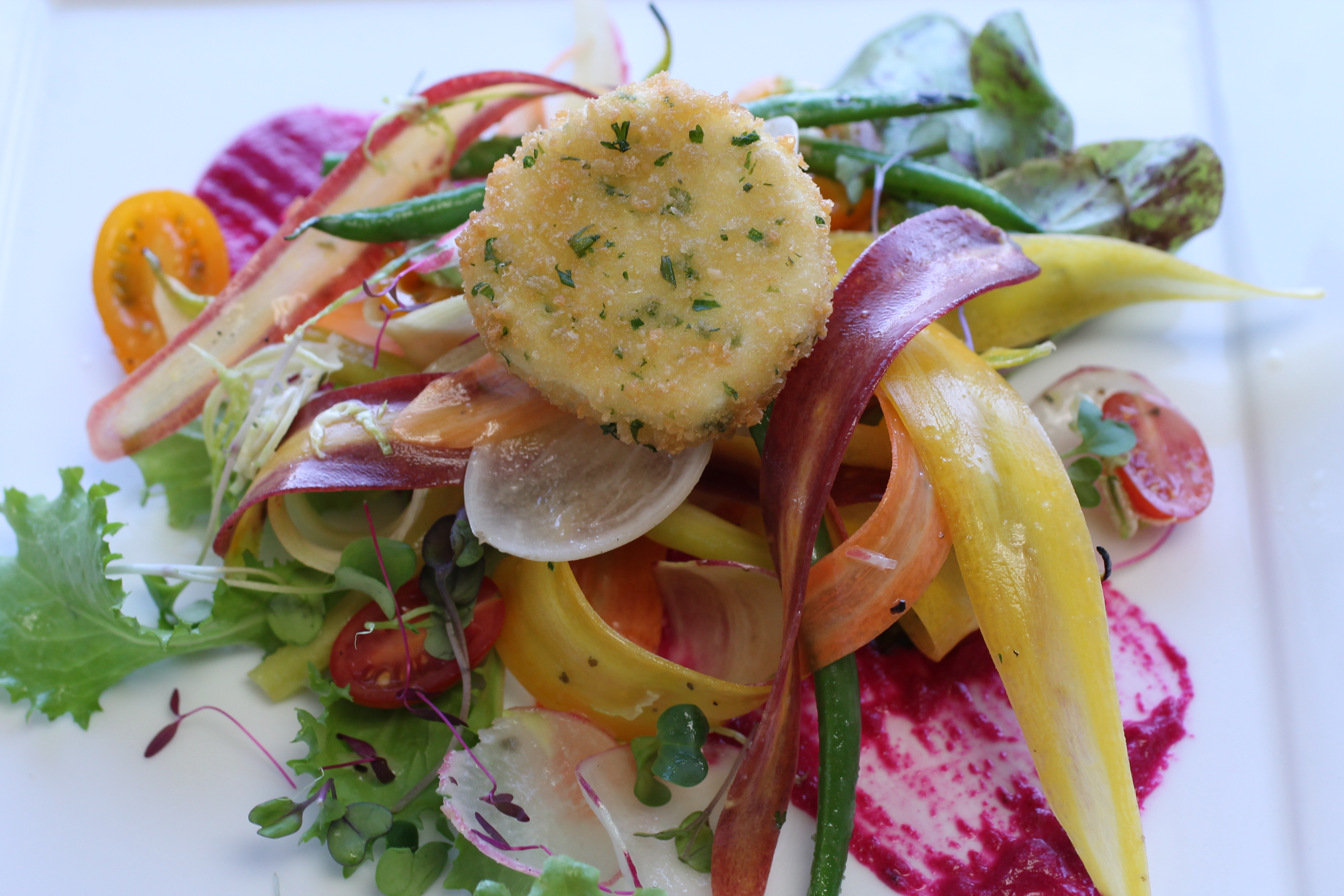 Heirloom Root Vegetable Salad ILEA Master's Dinner