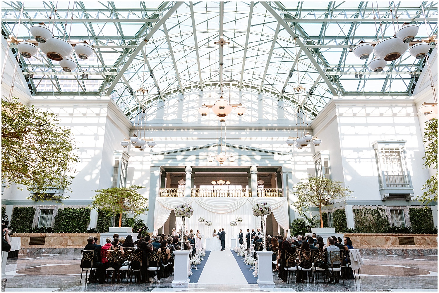 Wedding at Harold Washington Library Chicago