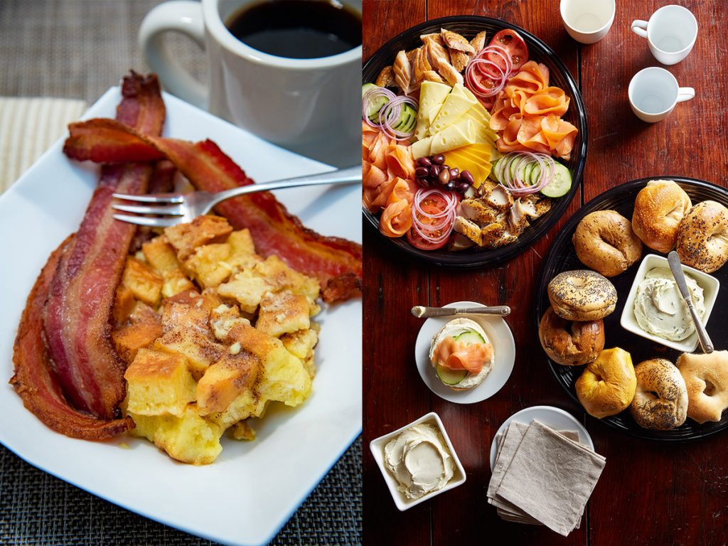 Office holiday brunch catering in Chicago and the North Shore