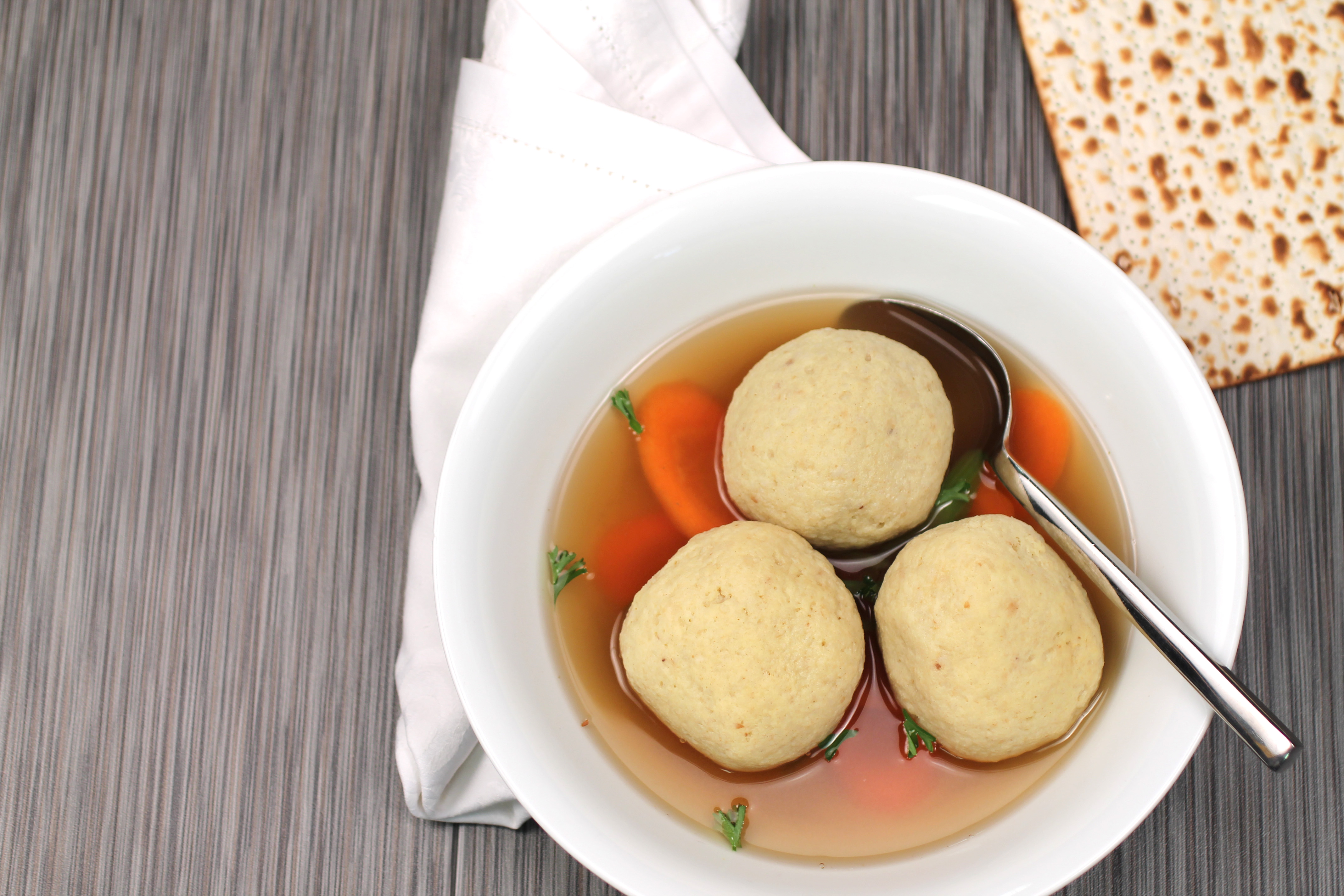 Rosh Hashanah Matzo ball soup 