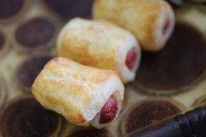 Petite pups/pigs in a blanket