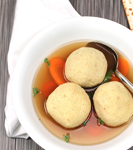 Rosh Hashanah Matzo Ball Soup