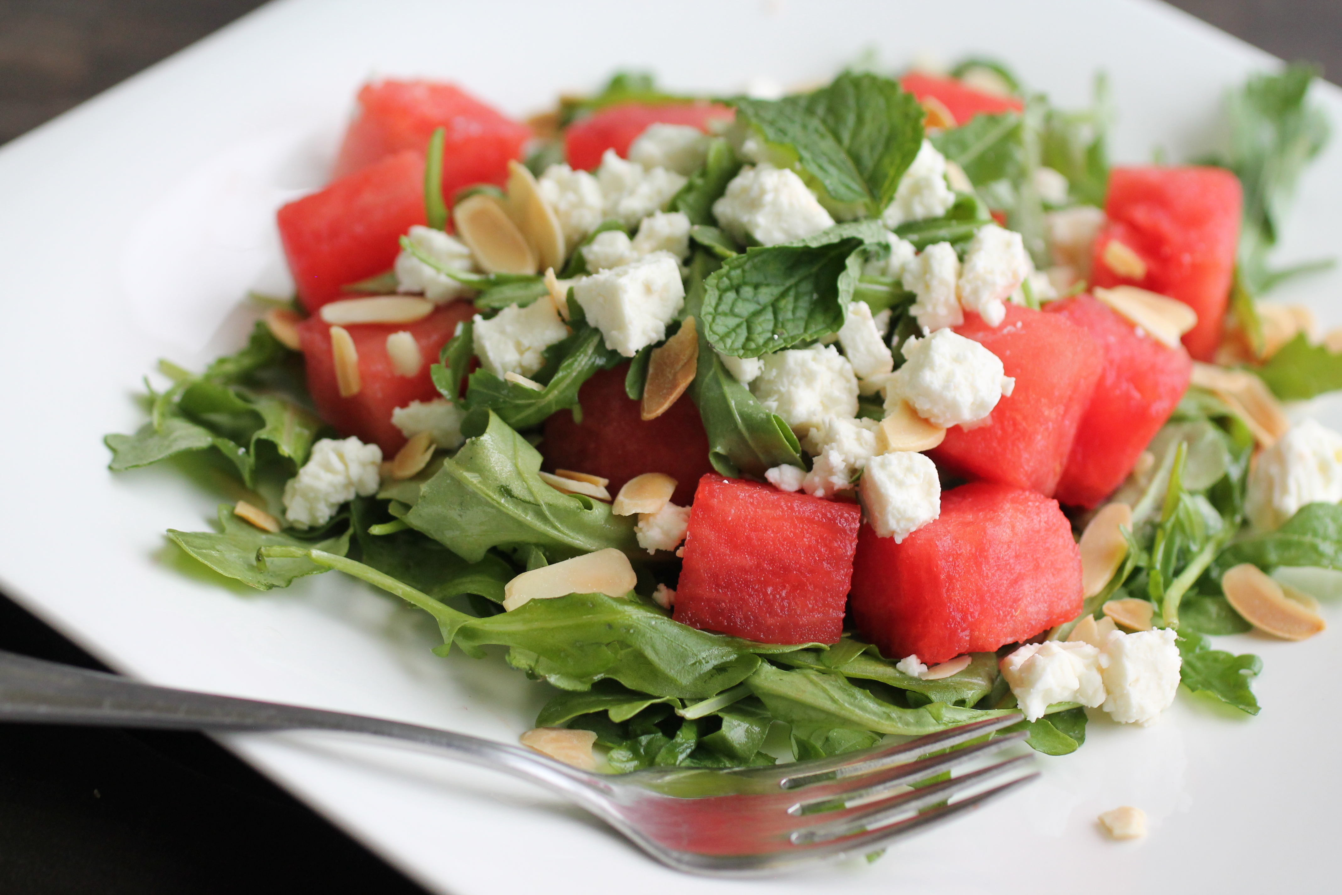 Watermelon and Feta Salad for summer BBQs