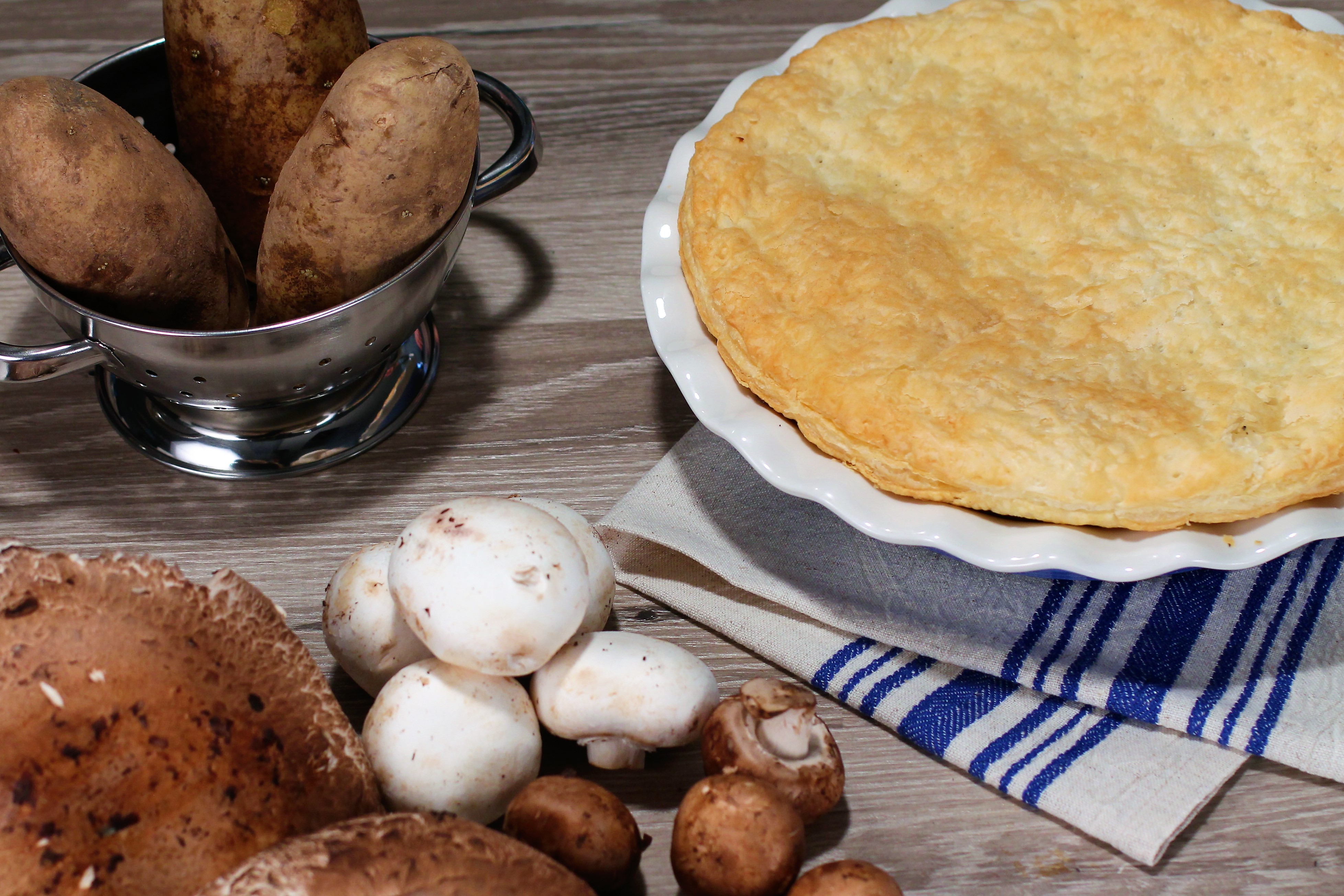 Holiday Wild Mushroom Pot Pie 