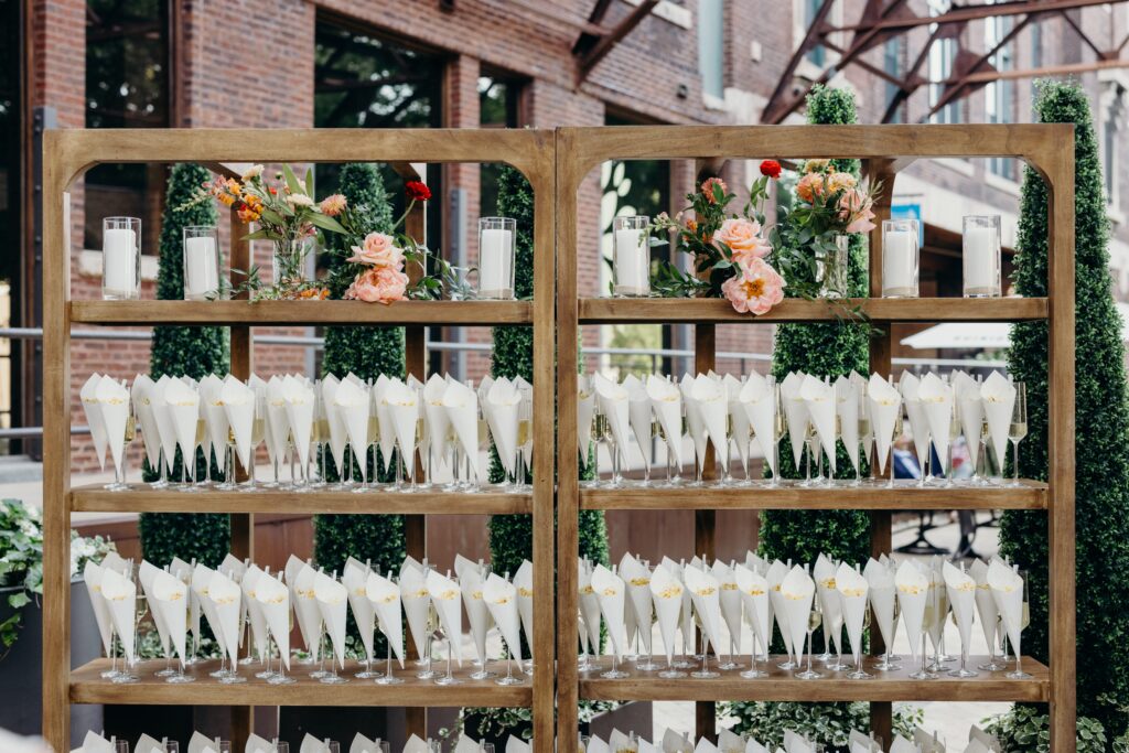 high-end wedding catering